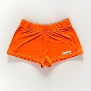 Hooters Small Orange Women’s Booty Shorts Uniform 1.5” Inseam Sexy Official Y2K